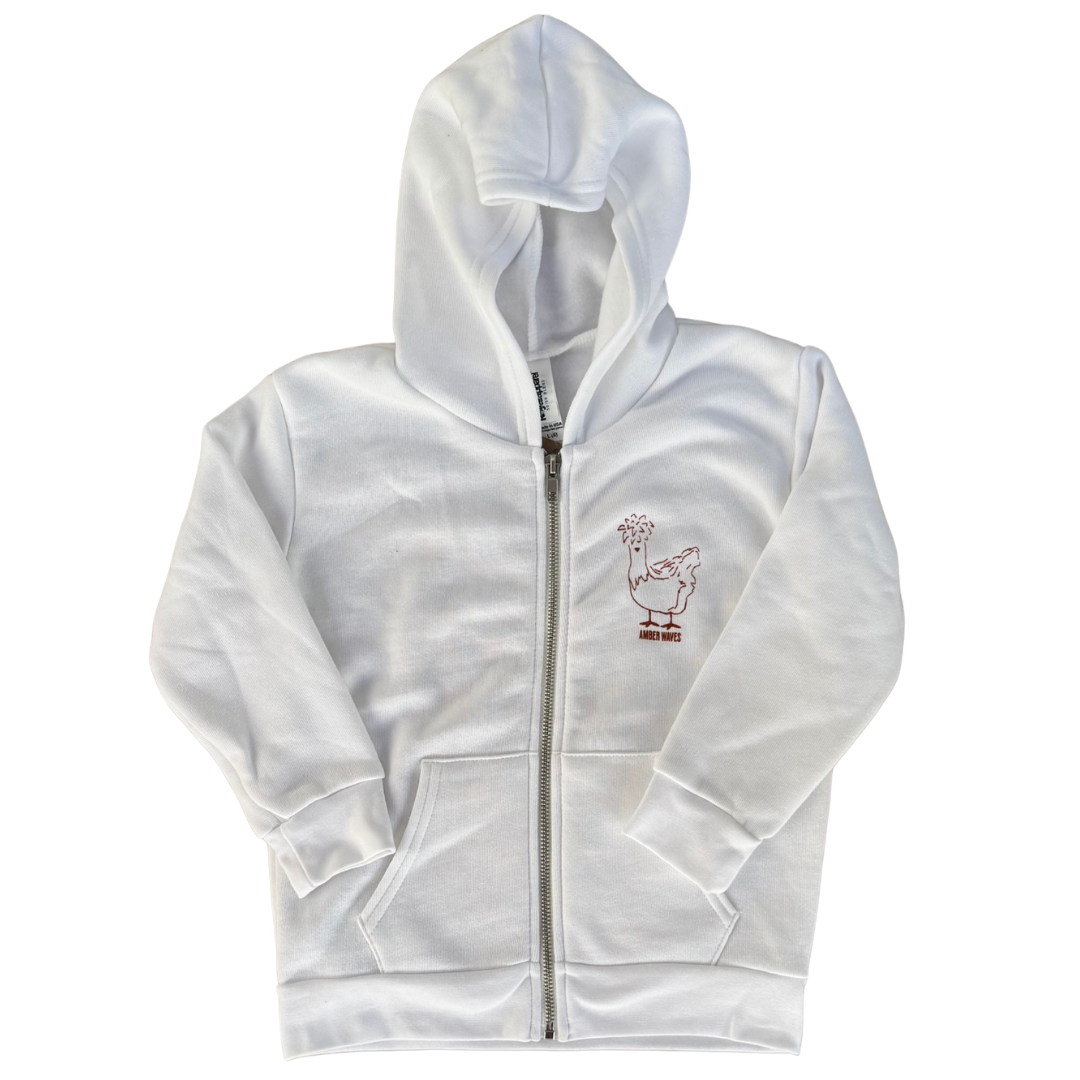 Toddler Zip Up Sweatshirt, Limited Edition Chicken