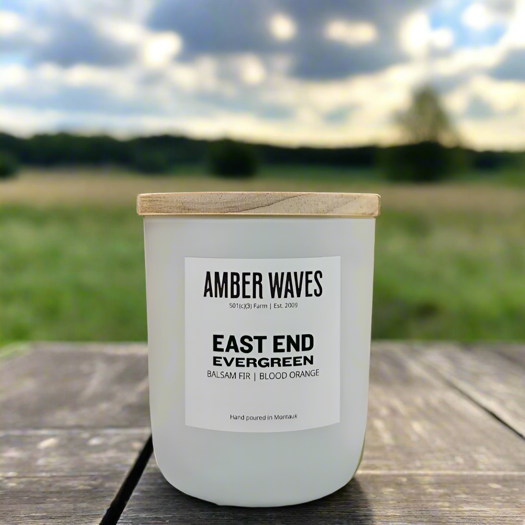 Amber Waves Farm Candle, East End Evergreen