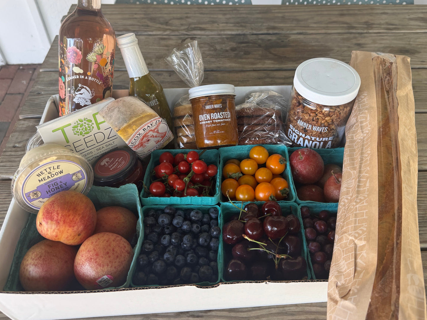 Custom Amber Waves Gift Boxes