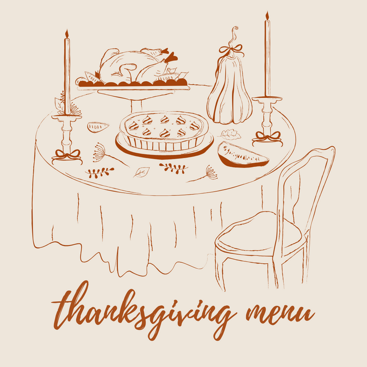 Thanksgiving Menu