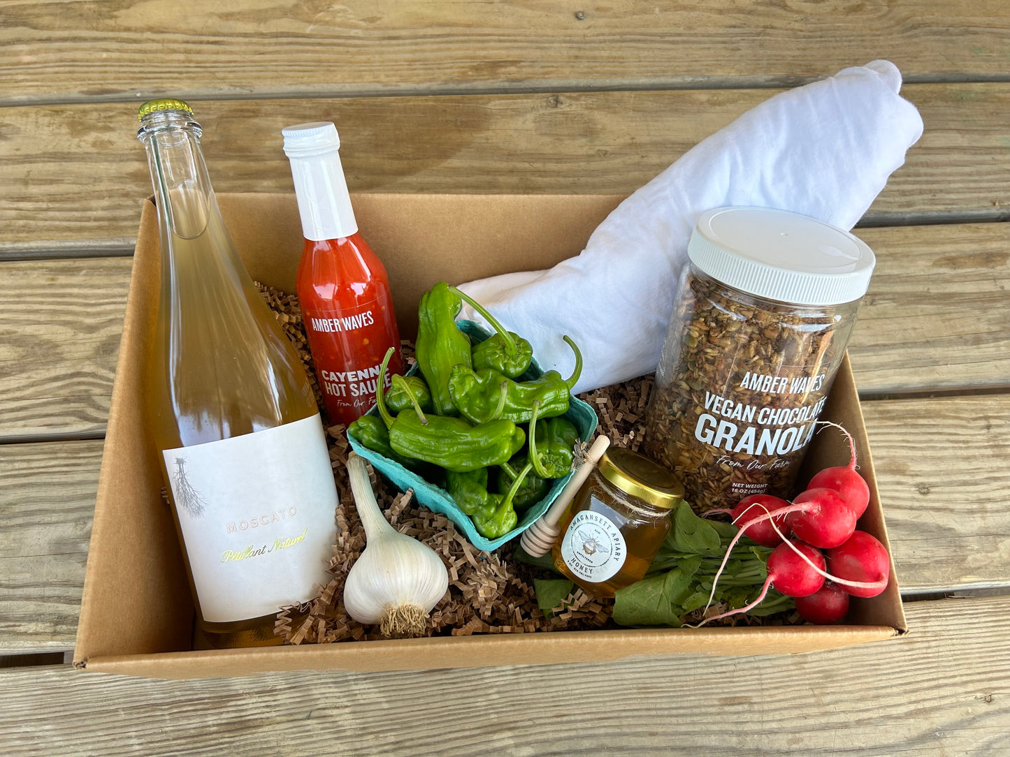 Custom Amber Waves Gift Boxes