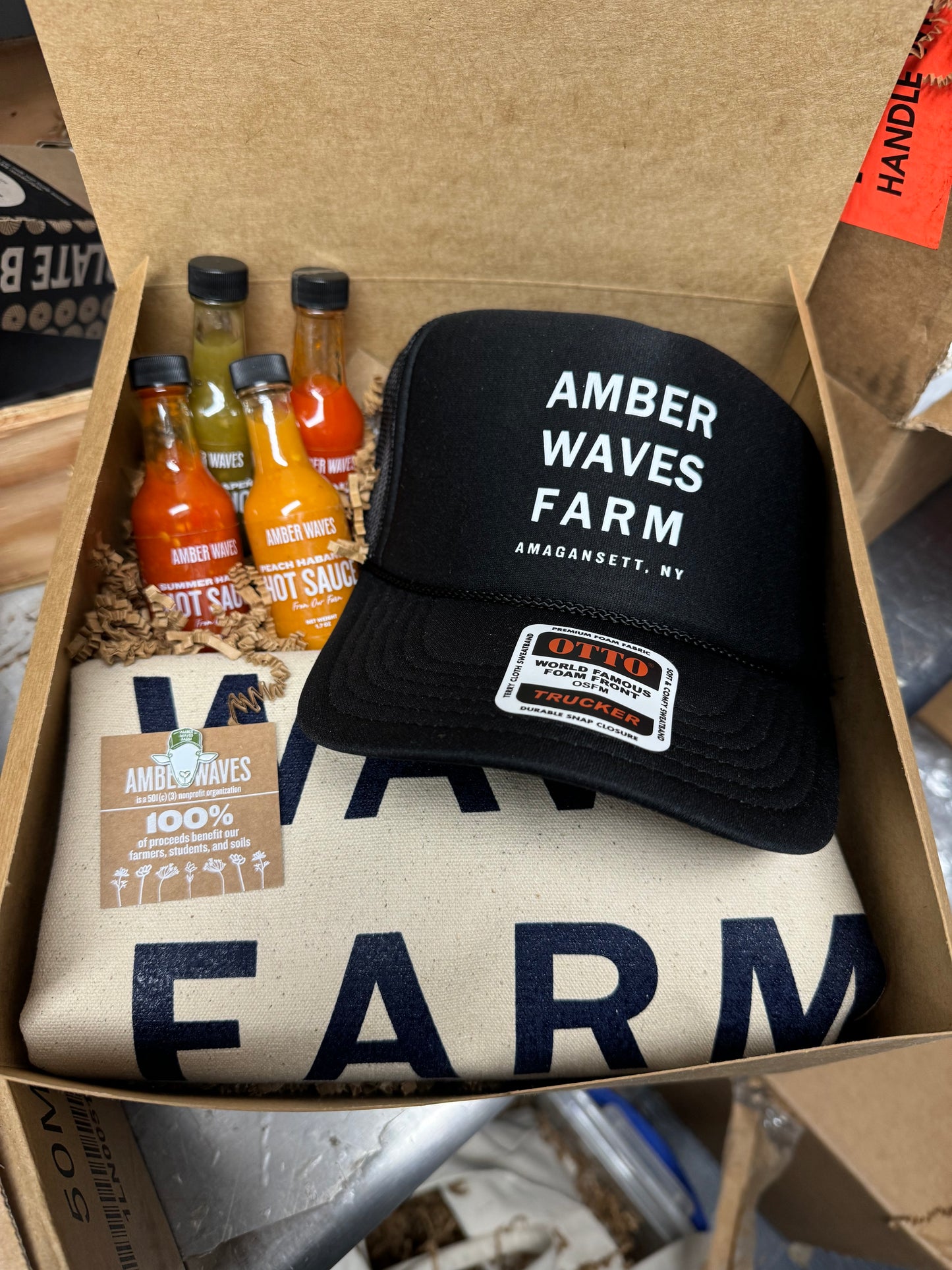 Custom Amber Waves Gift Boxes