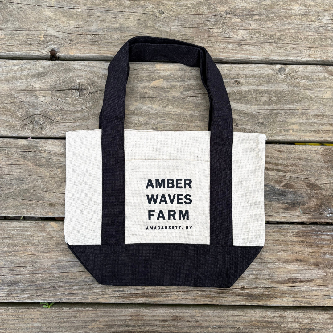 Black Mini Amber Waves Tote Bag