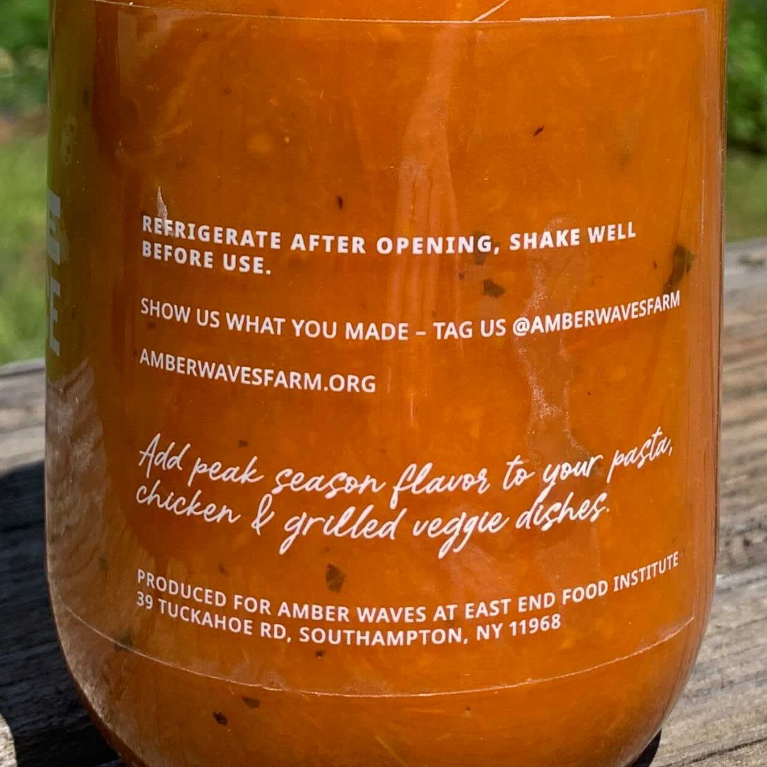 Amber Waves Sunrise Tomato Sauce 16oz